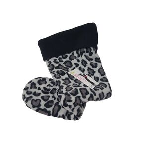 NWT Capelli Of New York Animal Print Rain Boot Liners Large Shoe Size 9-11